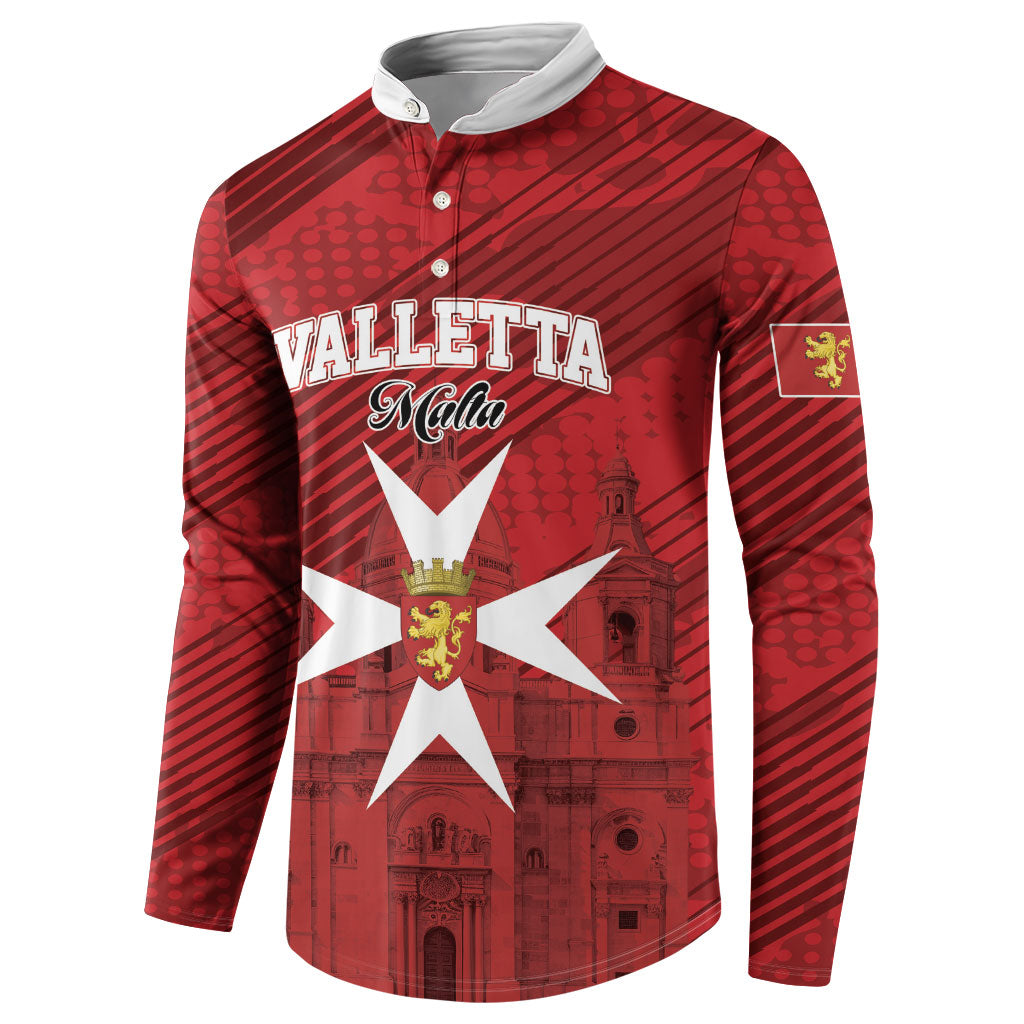 Personalised Malta Valletta Button Sweatshirt St Johns Cathedral
