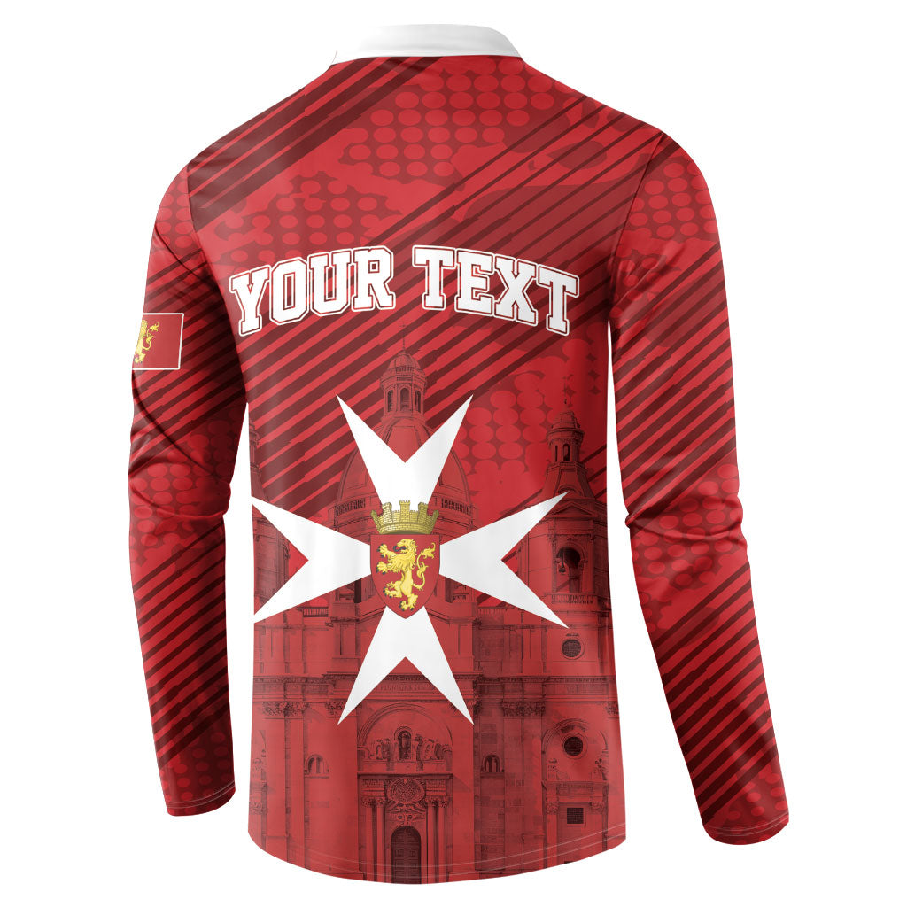 Personalised Malta Valletta Button Sweatshirt St Johns Cathedral