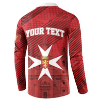 Personalised Malta Valletta Button Sweatshirt St Johns Cathedral