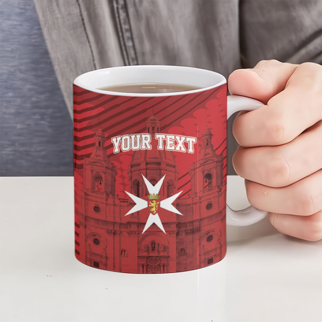 Personalised Malta Valletta Ceramic Mug St Johns Cathedral