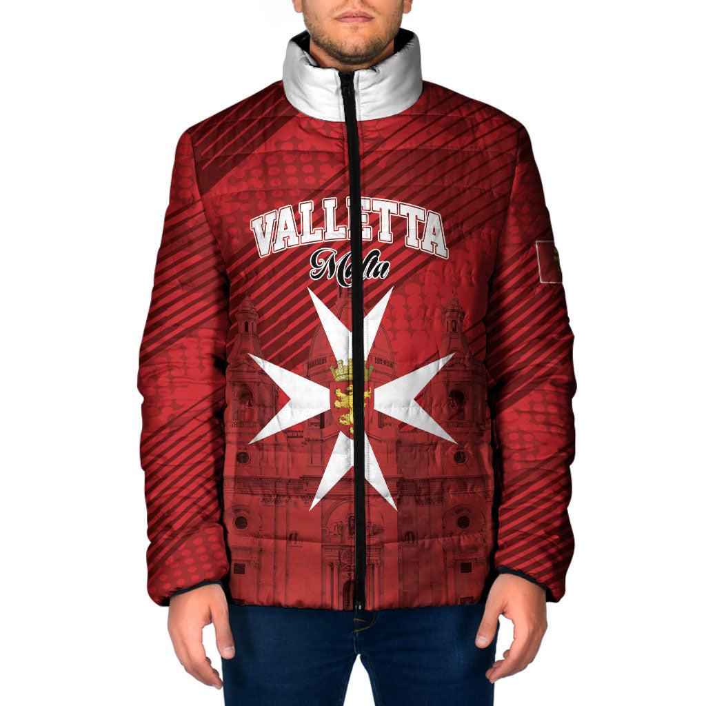 Personalised Malta Valletta Padded Jacket St Johns Cathedral