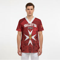 Personalised Malta Valletta Scrub Top St Johns Cathedral