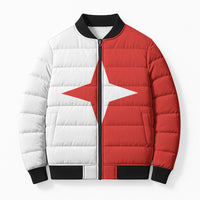 Malta Sliema Bomber Puffer Jacket Celer Ad Oras Surgo