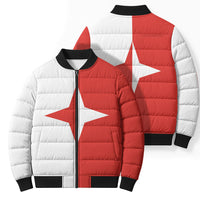 Malta Sliema Bomber Puffer Jacket Celer Ad Oras Surgo