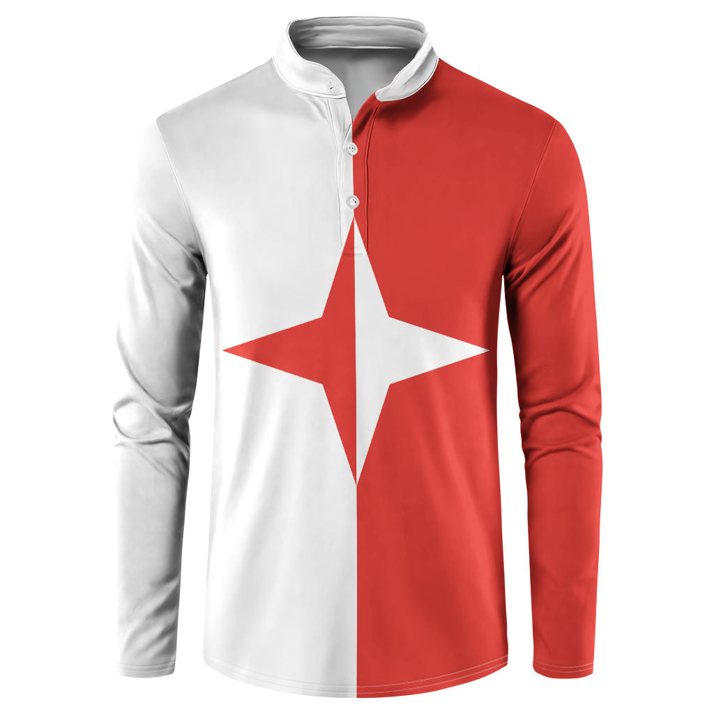 Malta Sliema Button Sweatshirt Celer Ad Oras Surgo