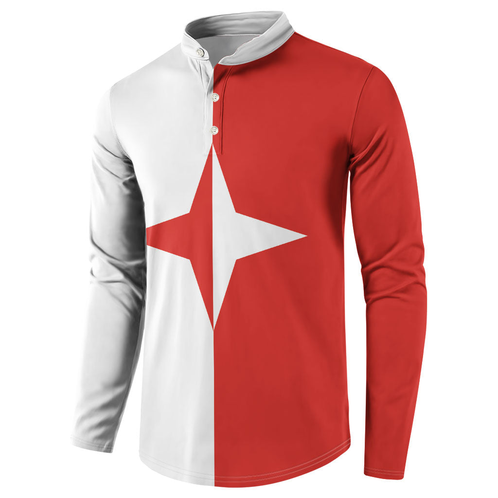 Malta Sliema Button Sweatshirt Celer Ad Oras Surgo