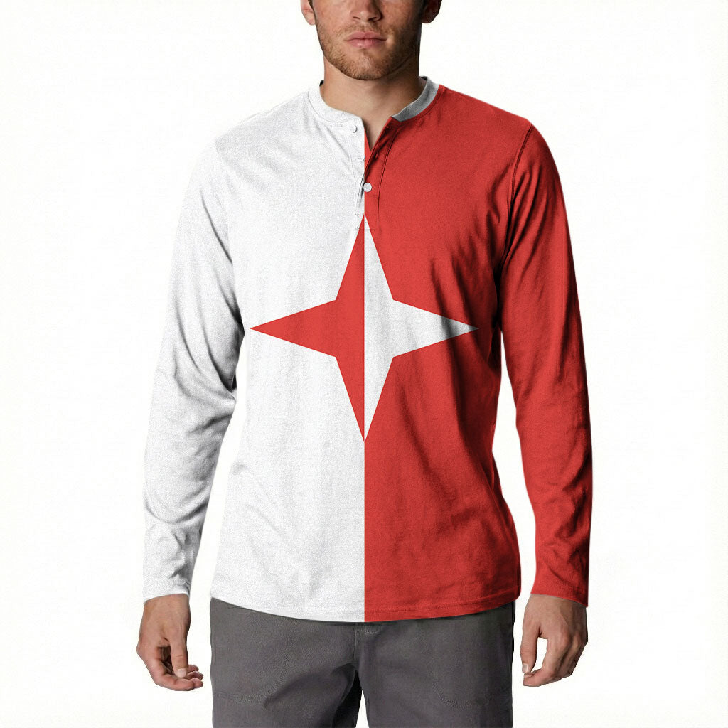 Malta Sliema Button Sweatshirt Celer Ad Oras Surgo