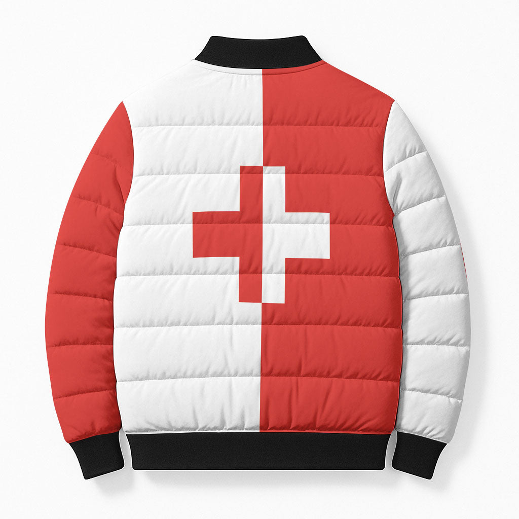 Malta Naxxar Bomber Puffer Jacket Prior Credidi