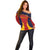 Spain Football Off Shoulder Sweater La Roja 2024 Sporty Style - Wonder Print Shop