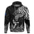 New Zealand Silver Fern Rugby Hoodie Maori Tiki Player With Ta Moko Tribal - Wonder Print Shop