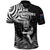 New Zealand Silver Fern Rugby Polo Shirt Maori Tiki Player With Ta Moko Tribal - Wonder Print Shop