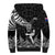 New Zealand Silver Fern Rugby Sherpa Hoodie Maori Tiki Player With Ta Moko Tribal - Wonder Print Shop