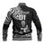 Custom New Zealand Silver Fern Rugby Baseball Jacket Maori Tiki Player With Ta Moko Tribal - Wonder Print Shop