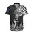 Custom New Zealand Silver Fern Rugby Hawaiian Shirt Maori Tiki Player With Ta Moko Tribal - Wonder Print Shop