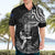 Custom New Zealand Silver Fern Rugby Hawaiian Shirt Maori Tiki Player With Ta Moko Tribal - Wonder Print Shop