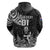 Custom New Zealand Silver Fern Rugby Hoodie Maori Tiki Player With Ta Moko Tribal - Wonder Print Shop