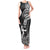 Custom New Zealand Silver Fern Rugby Tank Maxi Dress Maori Tiki Player With Ta Moko Tribal - Wonder Print Shop