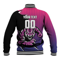 Custom Colombo Cricket Strikers Baseball Jacket Strike To Conquer - Wonder Print Shop