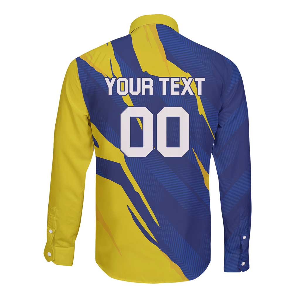 Custom Dambulla Cricket Sixers Long Sleeve Button Shirt Ignite The Pride - Wonder Print Shop
