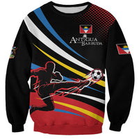 Custom Football Antigua and Barbuda Sweatshirt Come On Benna Boys