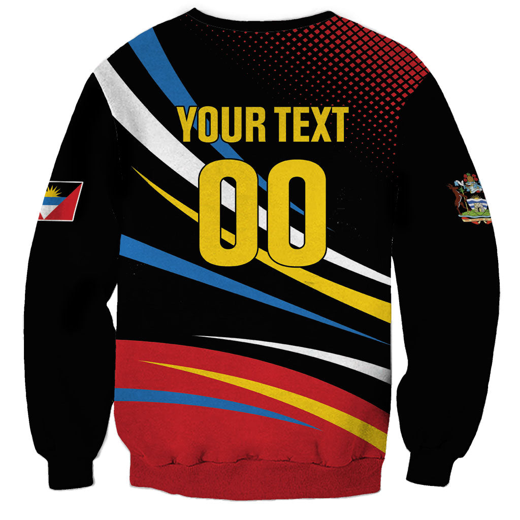 Custom Football Antigua and Barbuda Sweatshirt Come On Benna Boys
