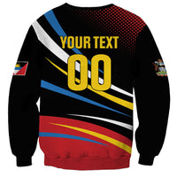 Custom Football Antigua and Barbuda Sweatshirt Come On Benna Boys