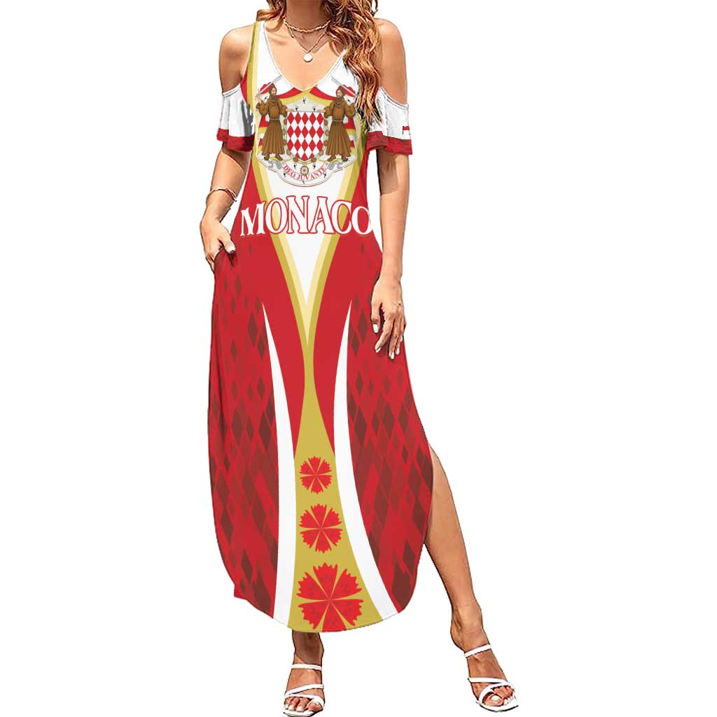 Personalized Monaco Summer Maxi Dress Deo Juvante - Wonder Print Shop