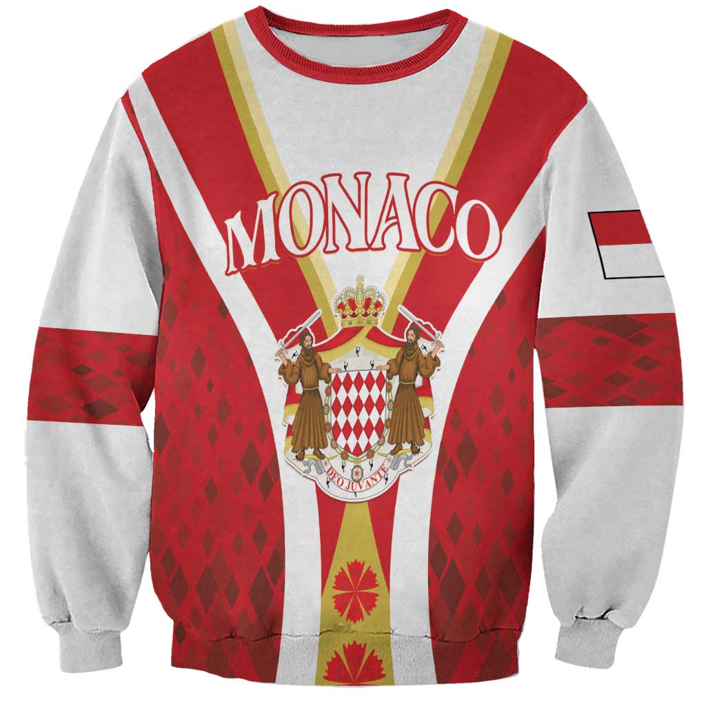 Personalized Monaco Sweatshirt Deo Juvante - Wonder Print Shop