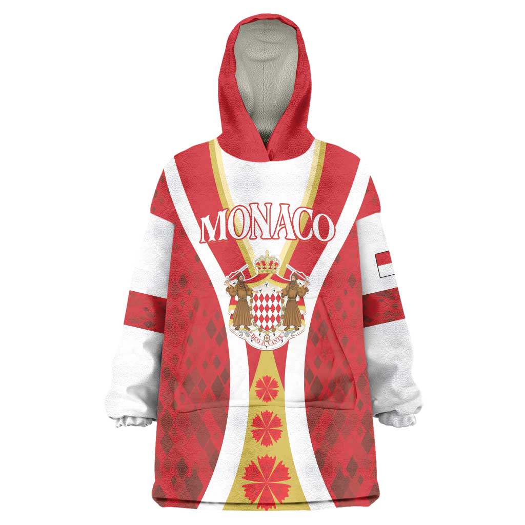 Personalized Monaco Wearable Blanket Hoodie Deo Juvante - Wonder Print Shop