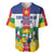 Personalized Central African Republic Baseball Jersey Zo Kwe Zo Flag Style - Wonder Print Shop