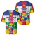 Personalized Central African Republic Baseball Jersey Zo Kwe Zo Flag Style - Wonder Print Shop