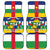 Central African Republic Car Mats Zo Kwe Zo Flag Style - Wonder Print Shop