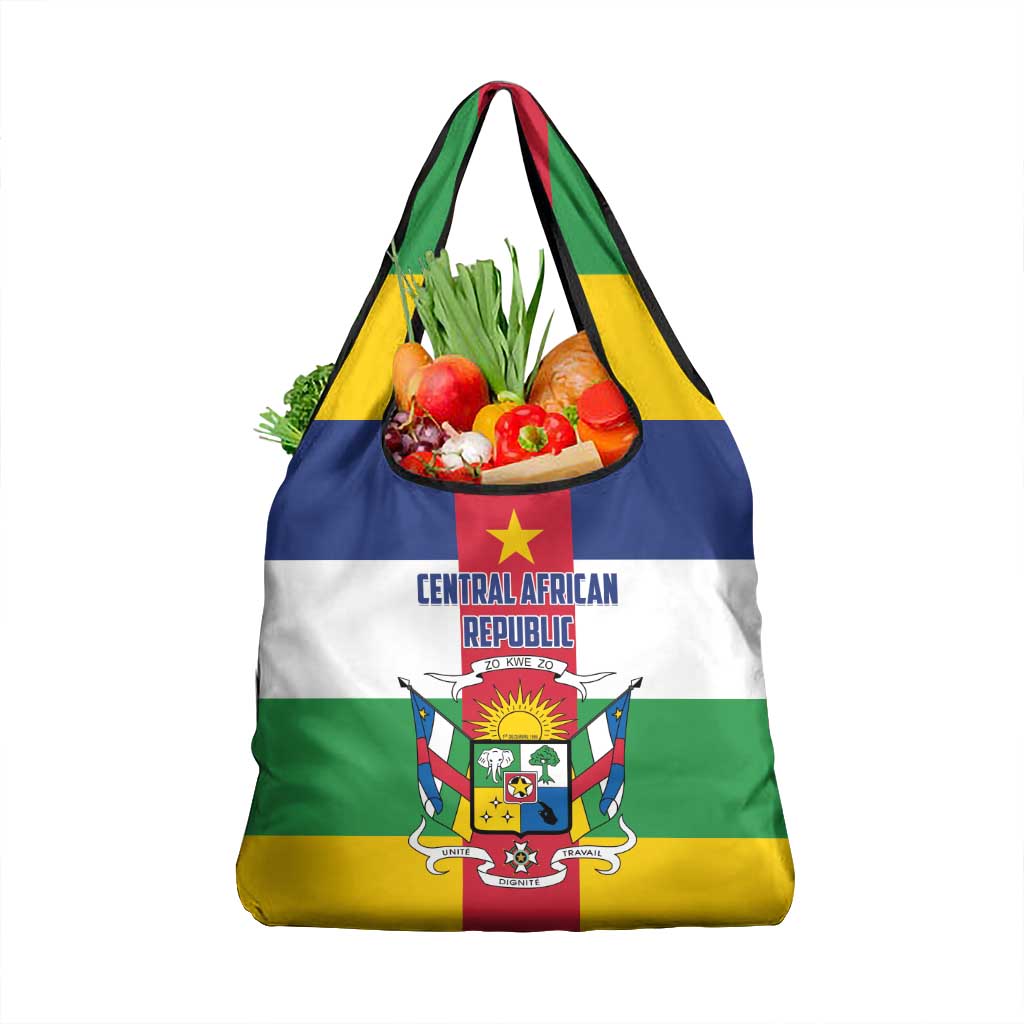 Central African Republic Grocery Bag Zo Kwe Zo Flag Style