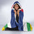 Central African Republic Hooded Blanket Zo Kwe Zo Flag Style