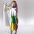 Central African Republic Hooded Blanket Zo Kwe Zo Flag Style