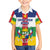 Personalized Central African Republic Kid Hawaiian Shirt Zo Kwe Zo Flag Style - Wonder Print Shop