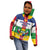 Personalized Central African Republic Kid Hoodie Zo Kwe Zo Flag Style - Wonder Print Shop