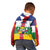 Personalized Central African Republic Kid Hoodie Zo Kwe Zo Flag Style - Wonder Print Shop