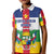 Personalized Central African Republic Kid Polo Shirt Zo Kwe Zo Flag Style - Wonder Print Shop