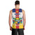 Personalized Central African Republic Men Tank Top Zo Kwe Zo Flag Style - Wonder Print Shop