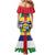 Personalized Central African Republic Mermaid Dress Zo Kwe Zo Flag Style - Wonder Print Shop