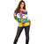 Personalized Central African Republic Off Shoulder Sweater Zo Kwe Zo Flag Style - Wonder Print Shop