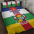 Central African Republic Quilt Bed Set Zo Kwe Zo Flag Style - Wonder Print Shop