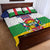 Central African Republic Quilt Bed Set Zo Kwe Zo Flag Style - Wonder Print Shop