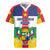 Personalized Central African Republic Rugby Jersey Zo Kwe Zo Flag Style - Wonder Print Shop