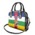 Central African Republic Shoulder Handbag Zo Kwe Zo Flag Style