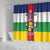 Central African Republic Shower Curtain Zo Kwe Zo Flag Style