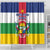 Central African Republic Shower Curtain Zo Kwe Zo Flag Style