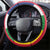 Central African Republic Steering Wheel Cover Zo Kwe Zo Flag Style - Wonder Print Shop