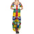 Personalized Central African Republic Summer Maxi Dress Zo Kwe Zo Flag Style - Wonder Print Shop